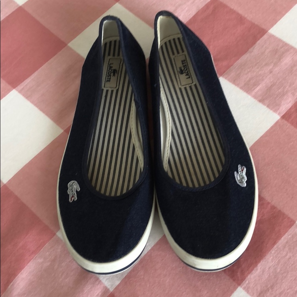 Lacoste Denim Flats